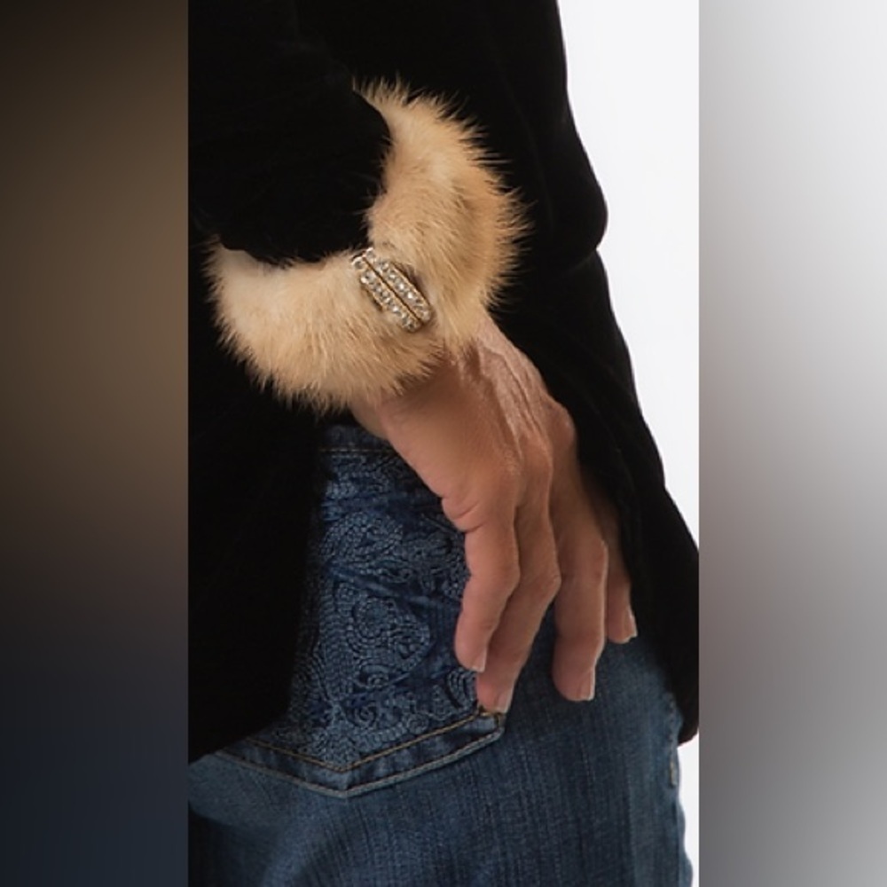 Donna Lawson Designs Mink Cuffs-Medium Color